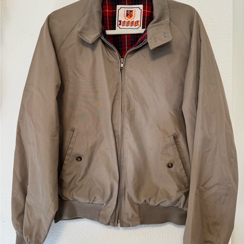 Vintage 80s men’s Baracuta  G9 Harrington jacket Size Medium
